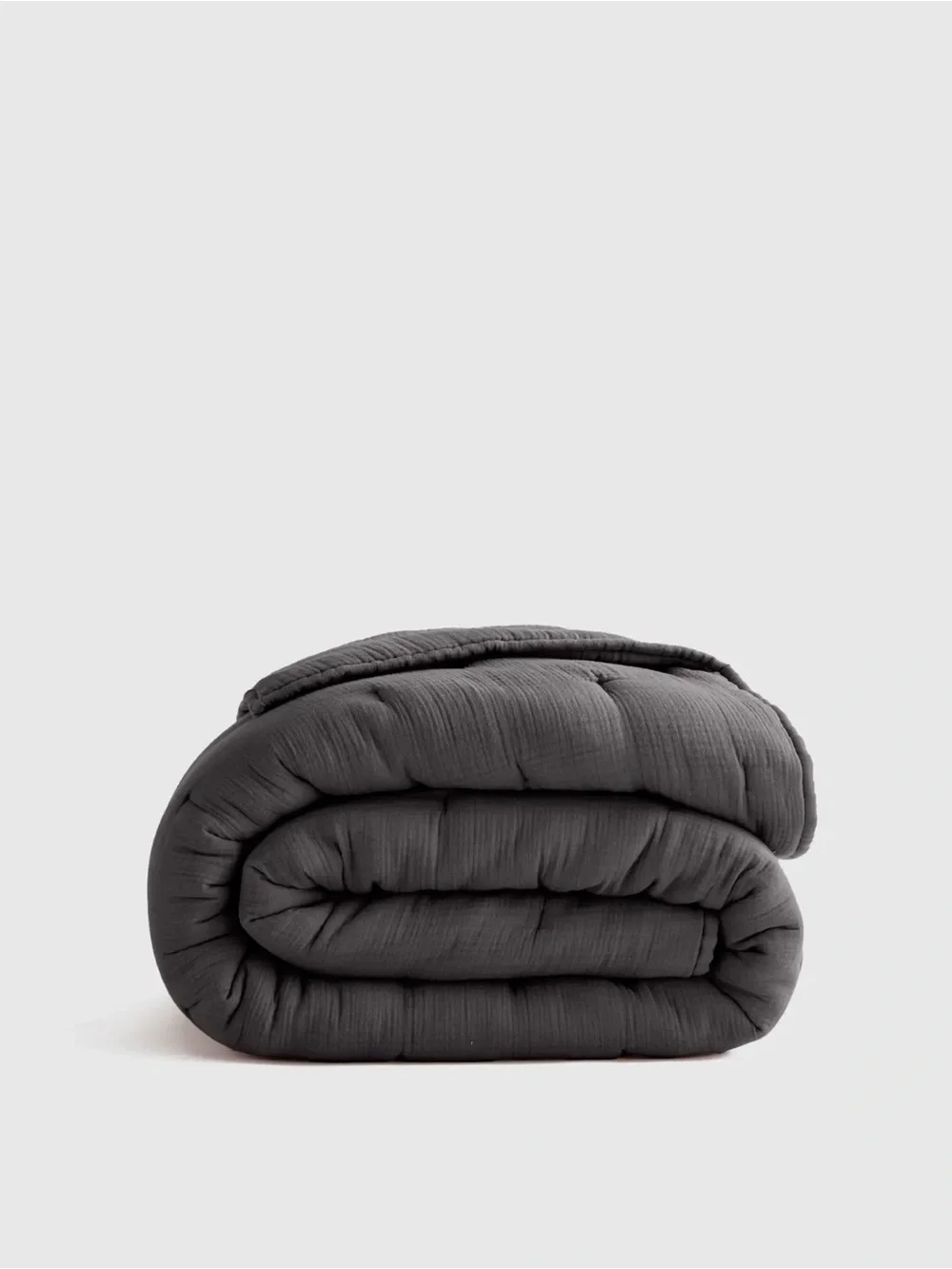 Airy Gauze 100% Organic Cotton Charcoal Dream Quilt Set - Retail $160